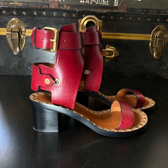 Isabel Marant Leather Jaeryn Sandal Boots - Picture 5 of 16